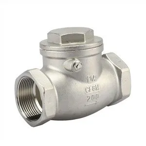 Kruvitud roostevabast terasest tagasilöögiklapp